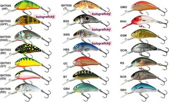 Rybářské woblery Hornet H5S barva RD