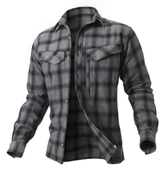 Košile Ezmar dlouhý rukáv - šedá Velikost: L