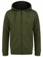 NAVITAS: Mikina Sherpa Zip Hoody Green Velikost S