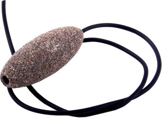 Rybářská zátěž ve tvaru kamene - průběžná hmotnost 85g / 2ks