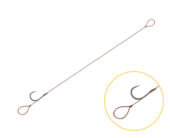 Feederový návazec Proxi 8 Loop / 6ks - 8cm #8 SM