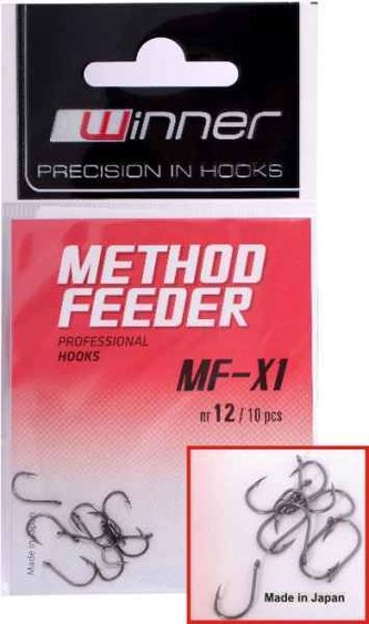 Háček - Matt Finish Method Feeder Hook Classic 10ks velikost: 8