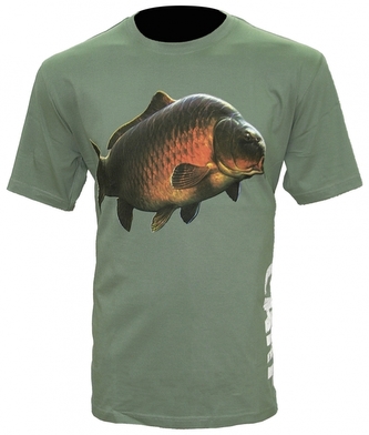 Tričko Carp T-Shirt Olive Green Velikost XXL
