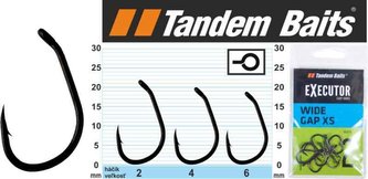 Háček Executor Carp Wide Gap XS 10ks velikost: 6