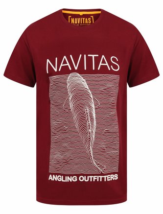 NAVITAS: Tričko Joy Tee Burgundy Velikost 2XL