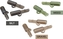 TB FC Safety Lead clip / 10ks barva Weed