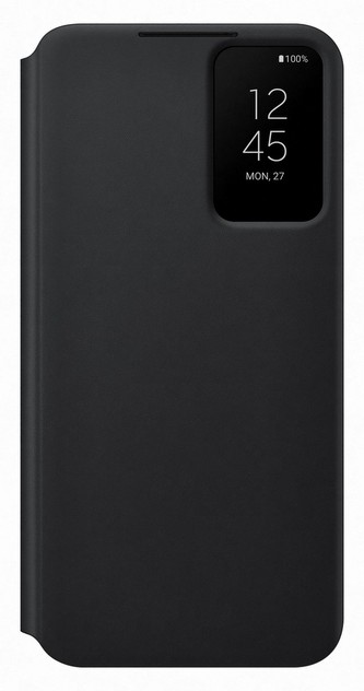Kryt Samsung Smart Clear View S22+, čierny
