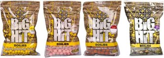 Boilies Big Hit 15mm / 1kg Raspberry & Black Pepper/Malina & Čierne korenie