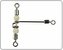 Rolling swivel Cross - line T-shape velikost 18 x 20 / 5ks