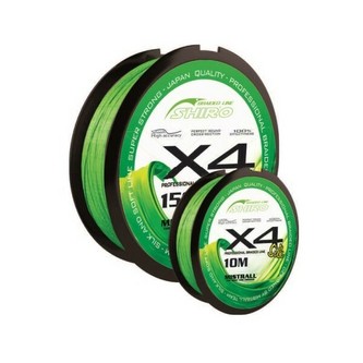 šňůra Shiro Braided Line X4 150m, průměr: 0,08 mm