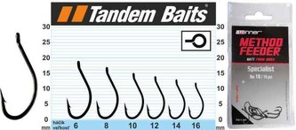Háček - Matt Finish Method Feeder Hook Specialist 10ks velikost: 12