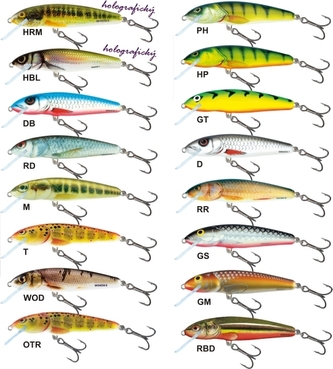 Rybářské woblery Minnow M6S barva WOD