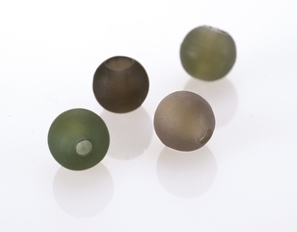 TB Beads with tapered bore - Gumový korálek - 15ks barva Silt