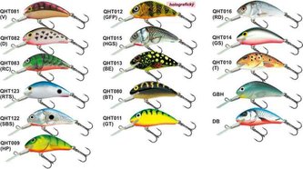 Rybářské woblery Hornet H3F barva GFP