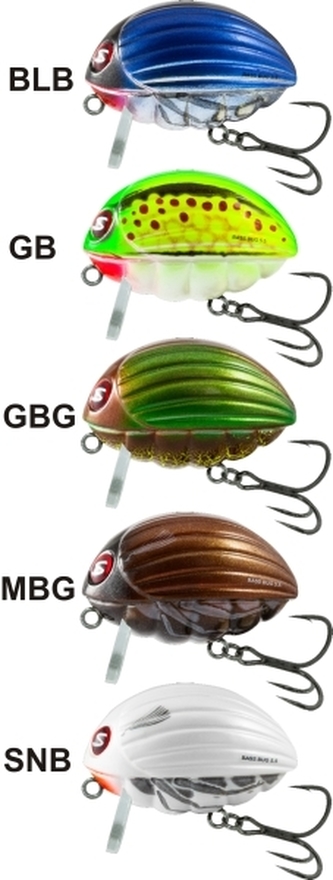 Wobler Bass Bug BG 5,5 cm barva GBH