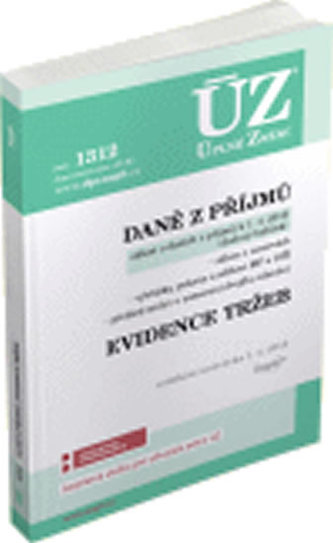 ÚZ 1312 Daně z příjmů, evidence tržeb