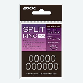BKK: Kroužek Split Ring-55 Velikost 2 18ks