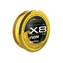 šňůra Shiro Silk Braided Line X8 – Fluo 150m průměr: 0,10 mm