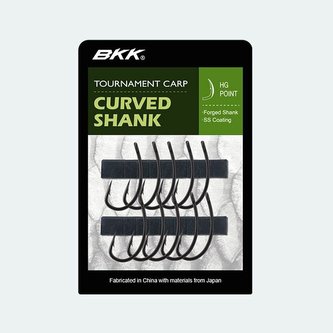 BKK: Háček Curved Shank Velikost 8 10ks