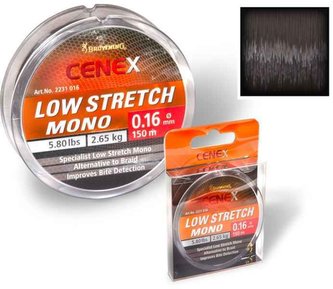 Feeder silon Cenex Low Stretch mono - černý 150m 0,18mm / 3,15kg