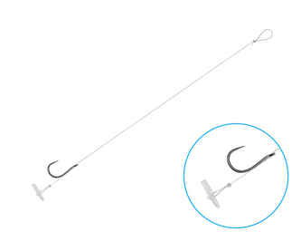 Feederový návazec FLR Quickstop / 6ks - 8cm #6 SM