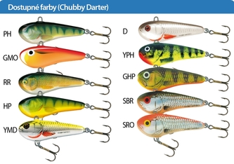 Salmo rybářské woblery chubby Darter CD6 barva HP