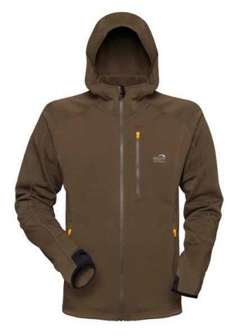 Bunda z mikro fleece HOODY 3 zelená velikost L