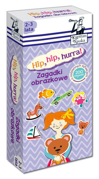 Zagadki obrazkowe Hip, hip, hurra! 2-3 lata