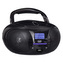 Přehrávač Trevi, CMP 581 DAB BK, přenosný CD/MP3 přehrávač, přehrává CD-R/RW, digitální tuner s podporou příjmu DAB, DAB+, FM RSD, USB, AUX IN, síť/baterie