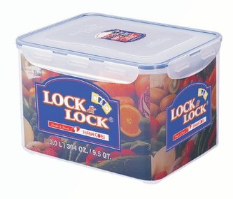 Dóza na potraviny LOCK,  objem 9 l,  22 x 28, 5 x 18 cm