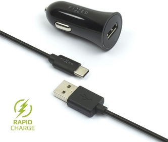 FIXED autonab. microUSB čer, FIXCC-UM-BK
