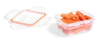 DÓZA "EASY MATCH" OBDÉLNÍKOVÁ 170ML, ORANŽOVÁ