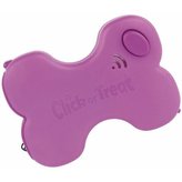 Click or Treat Clicker a zásobník na pamlsky 2v1 fialový