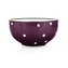MISKA FIALOVÁ S BIELÝMI PUNTÍKMI,490ML,13CM KERAMIKA