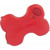 Click or Treat Clicker a zásobník na pamlsky 2v1 červený