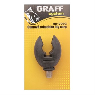 Graff: Rohatinka gumová Big Carp Černá