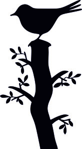 ARTEMISS Ptáček na stromě - plastová šablona 328 Rozměr: B 14,5x14,5cm