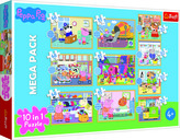 Puzzle 10v1 Prasiatko Peppa