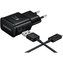 EP-TA200EBE + EP-DG970BBE Samsung 15W Cestovní nabíječka + USB-C Datový Kabel Black (OOB Bulk)