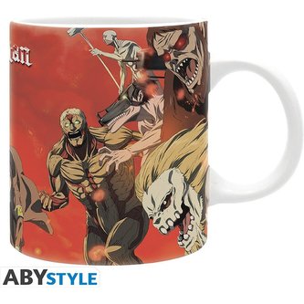 Hrnek Attack on Titan - Battle scene season 4 320 ml