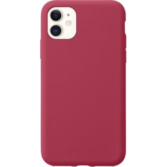CellularLine SENSATION ochranný silikonový kryt iPhone 11 červený