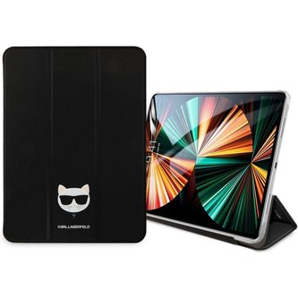 Karl Lagerfeld Choupette Head Saffiano pouzdro iPad Pro 11" černé