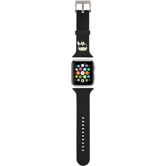 Karl Lagerfeld Karl Head řemínek pro Apple Watch 42/44/45mm černý