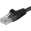PremiumCord Patch kabel UTP RJ45-RJ45 level 5e 1,5m černý