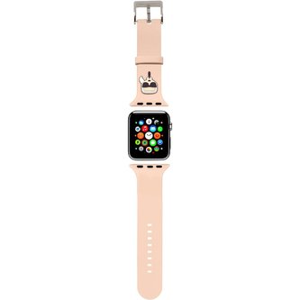 Karl Lagerfeld Karl Head řemínek pro Apple Watch 38/40/41mm růžový