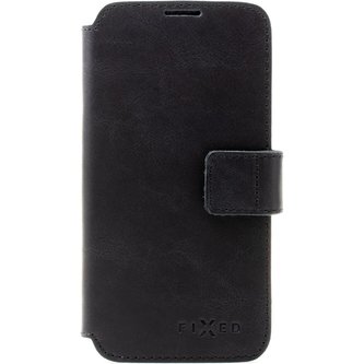 FIXED ProFit kožené pouzdro Apple iPhone 12 Pro Max černé
