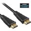 PremiumCord HDMI-HDMI kabel s podporou Ethernet 1,5m