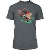 Tričko The Witcher 3 Back to Back Premium XL