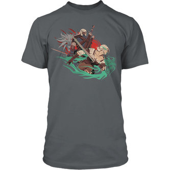 Tričko The Witcher 3 Back to Back Premium XL