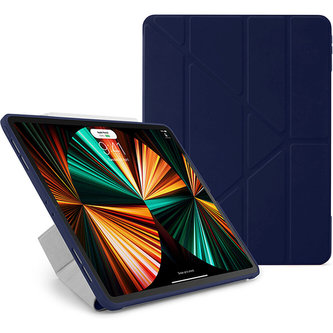 Pipetto Origami TPU pouzdro Apple iPad Pro 12,9“ (2021/2020/2018) tmavě modré